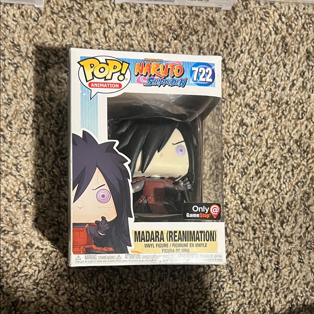 Funko Pop! Naruto Shippuden Madara Figure - Black and Red